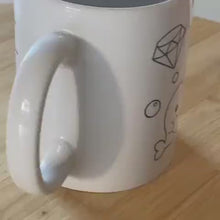 COLOR ME MUGS + 8 farbige, löschbare Magnetstifte im Set